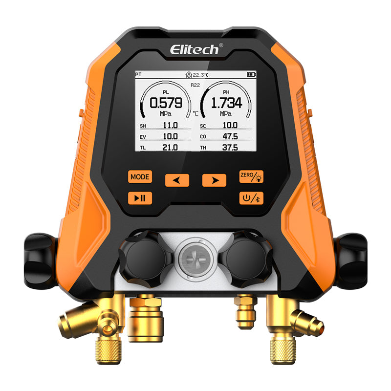 Elitech MS-870S Digital Manifold: The Smart Upgrade Your HVAC Toolkit Has Been Waiting For.