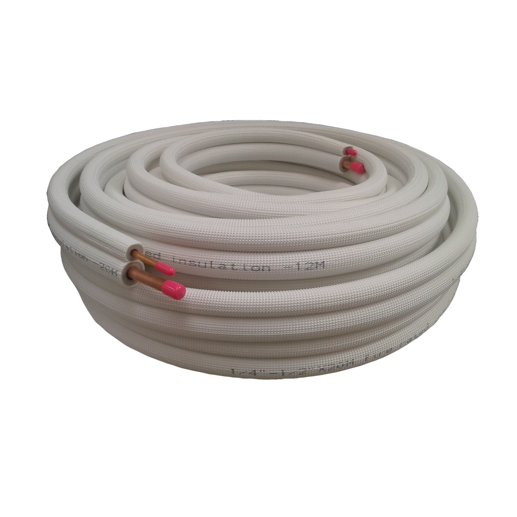 Black or White Insulated Copper Pair Coil – LIMS HVAC NZ